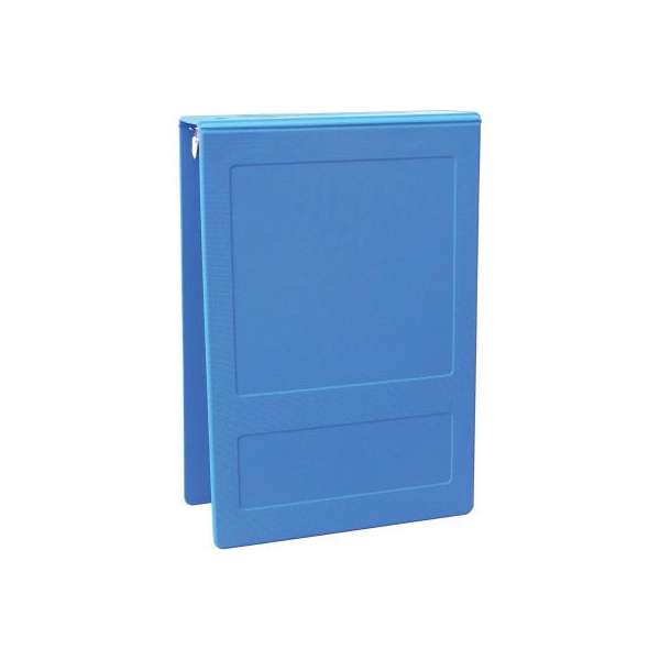 Omnimed 1" Molded Ring Binder, Top Open, Holds 250 Sheets, Medium Blue